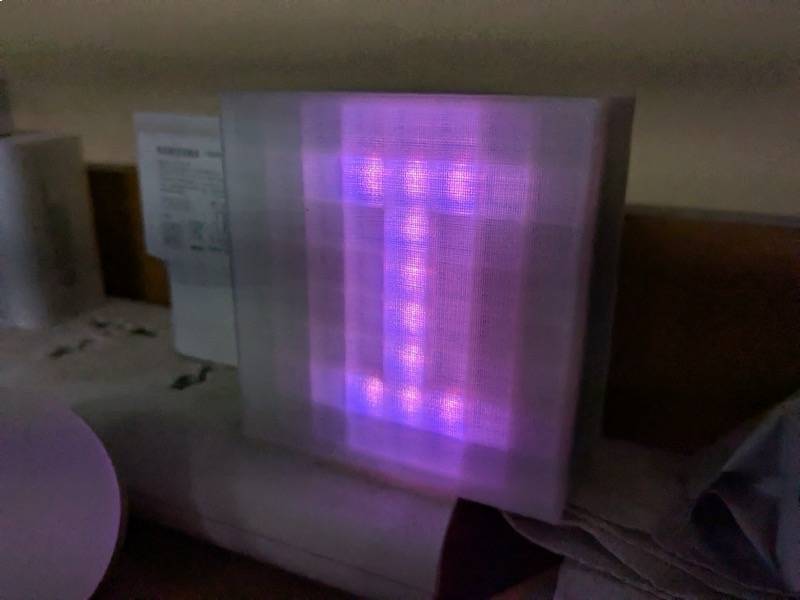 Letter I on the matrix